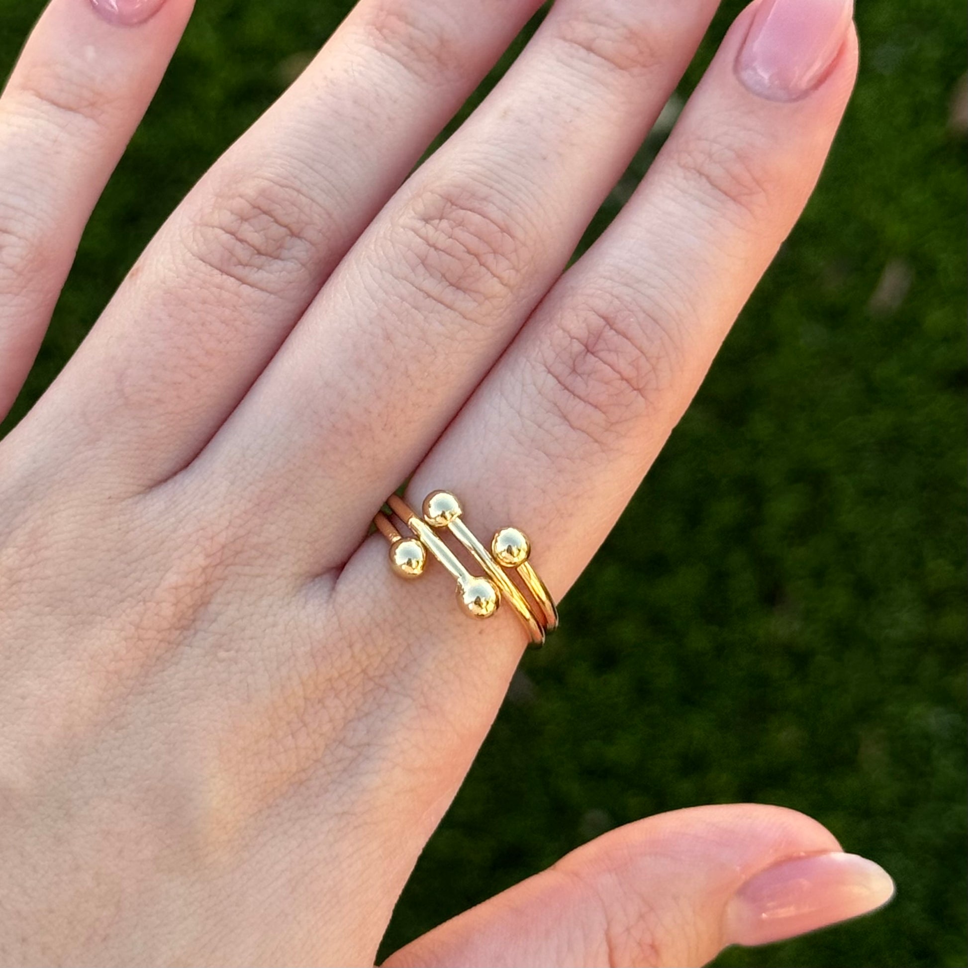 Anillo Bolita Wrap
