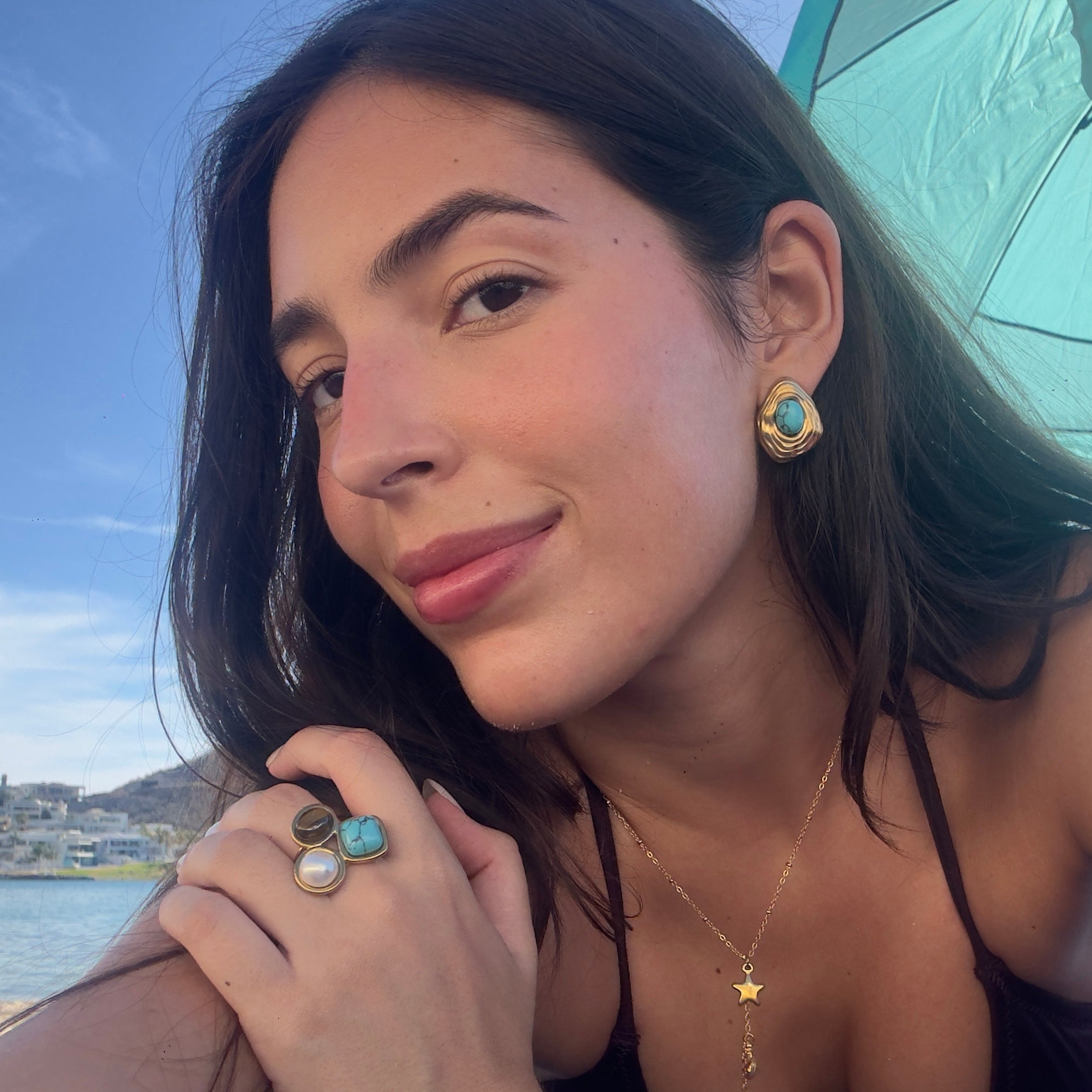 Aretes Turquesa