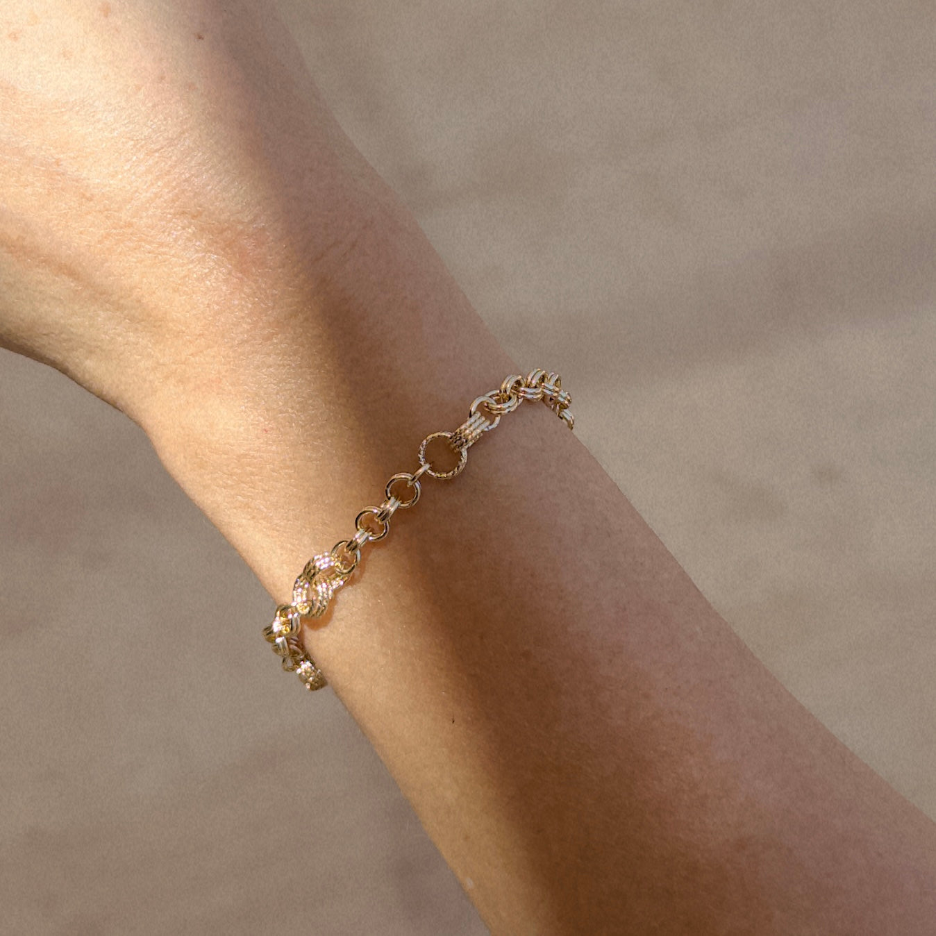 Pulsera Eslabones Textura