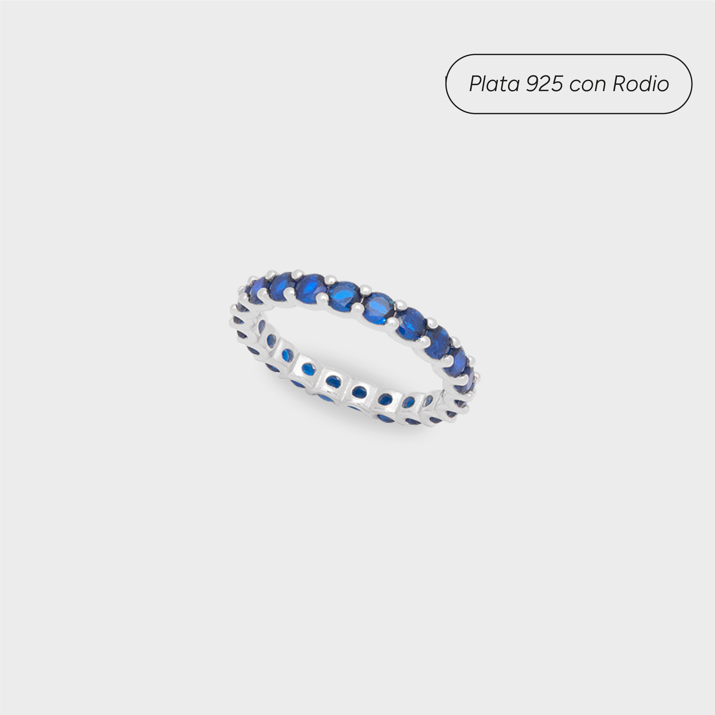 Anillo Zafiro Eternity