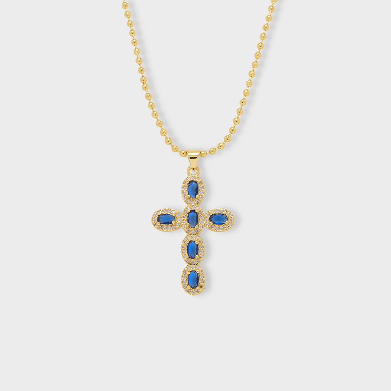 Collar Cruz Sapphire