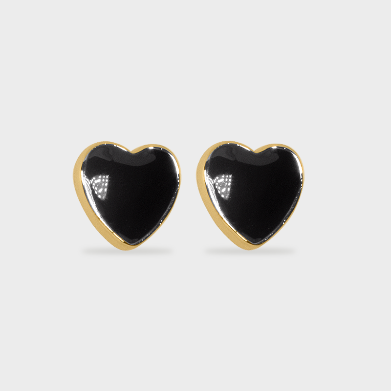 Arete Corazones Negros de Copper (TF7C632)