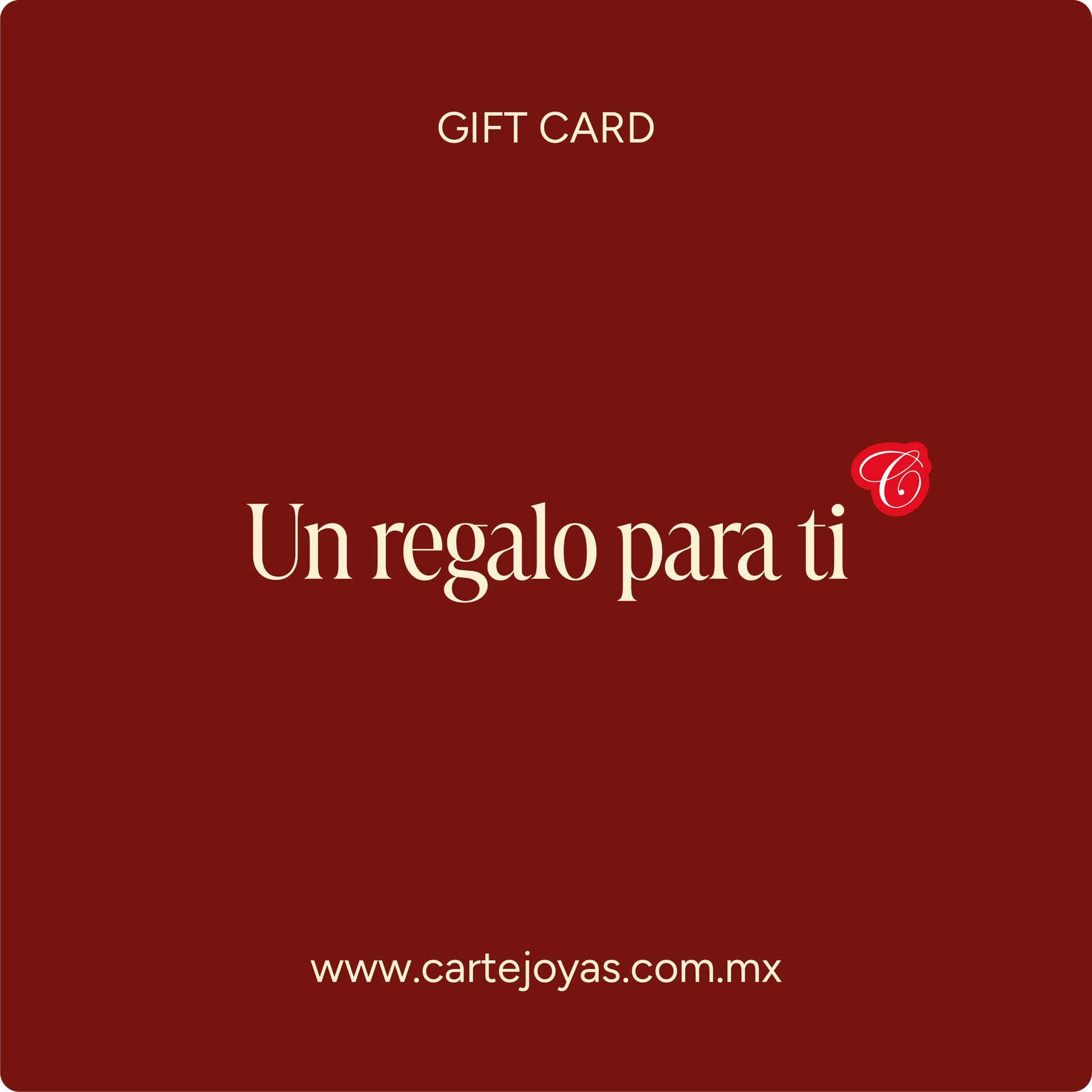 Tarjeta de Regalo