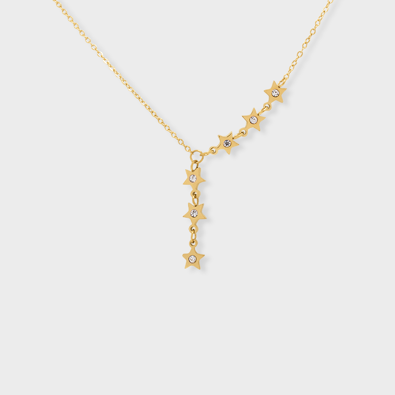 Collar Lariat Estrellas