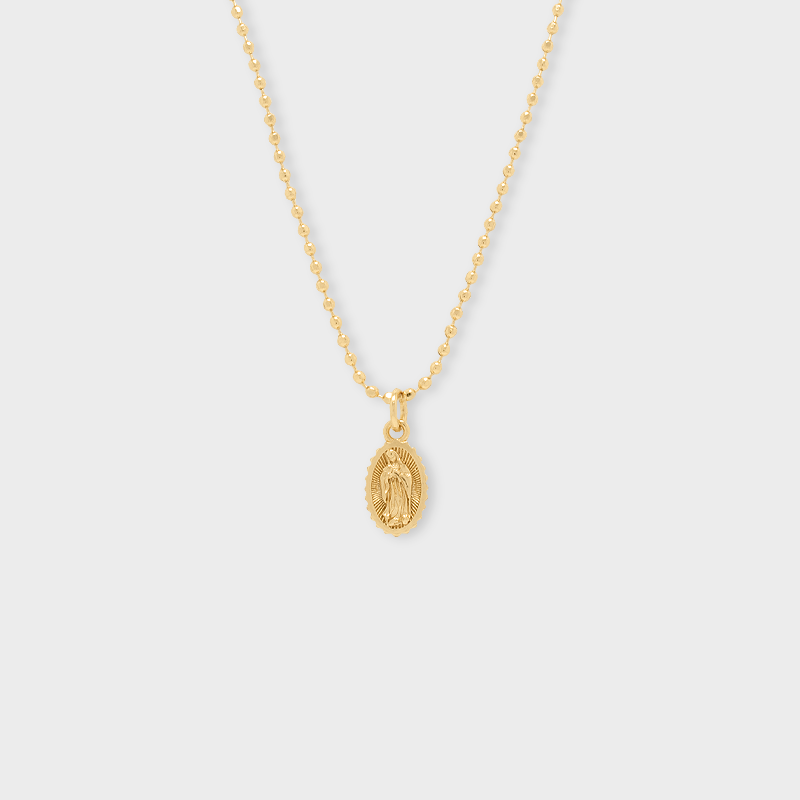 Cadena Virgen de Guadalupe + Bolitas