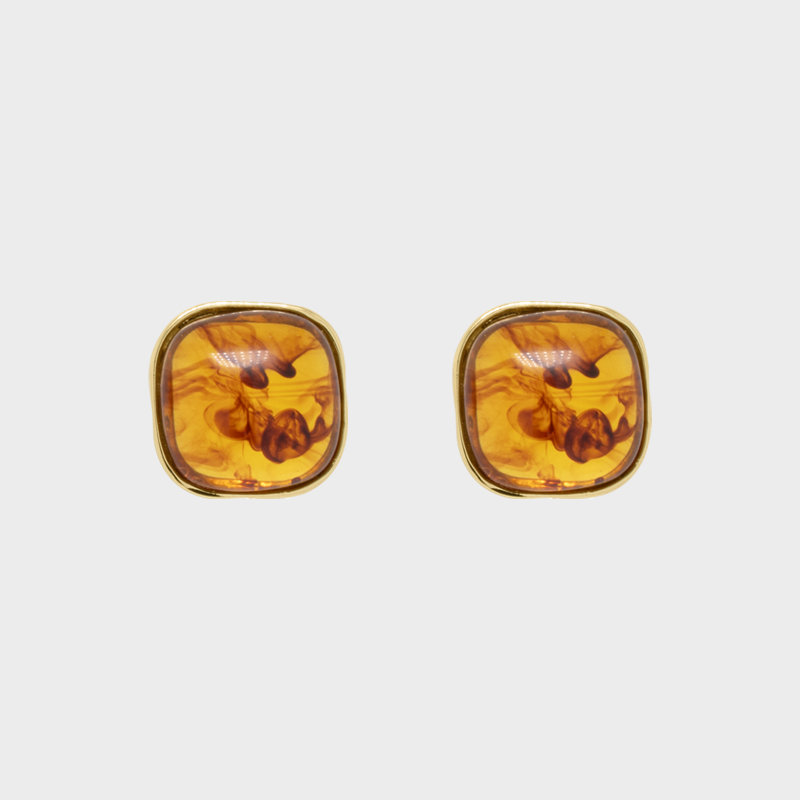 Aretes Cuadrados Carey