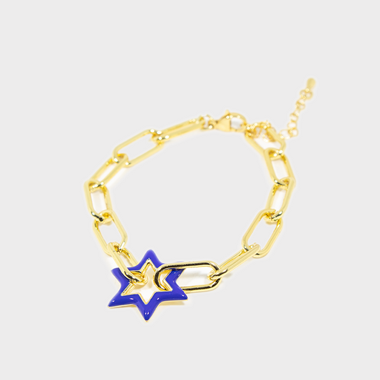 Pulsera Estrella Azul de Copper para Dama (TF5C005)