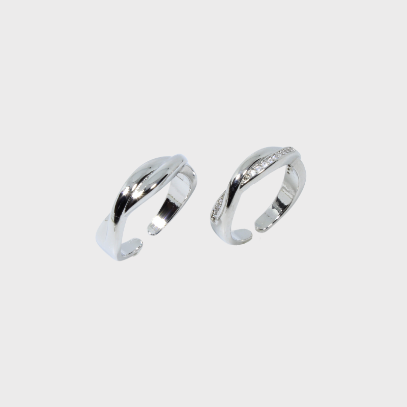 Anillos Ajustables Pareja de Chapa (TB1C033)